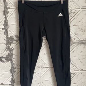 Adidas climalite black workout capris